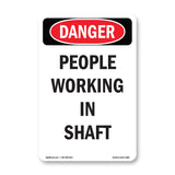 People Working In Shaft