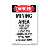 Mining Area Keep Out