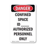 Confined Space ID Authorized Personnel