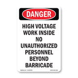 High Voltage Work Inside