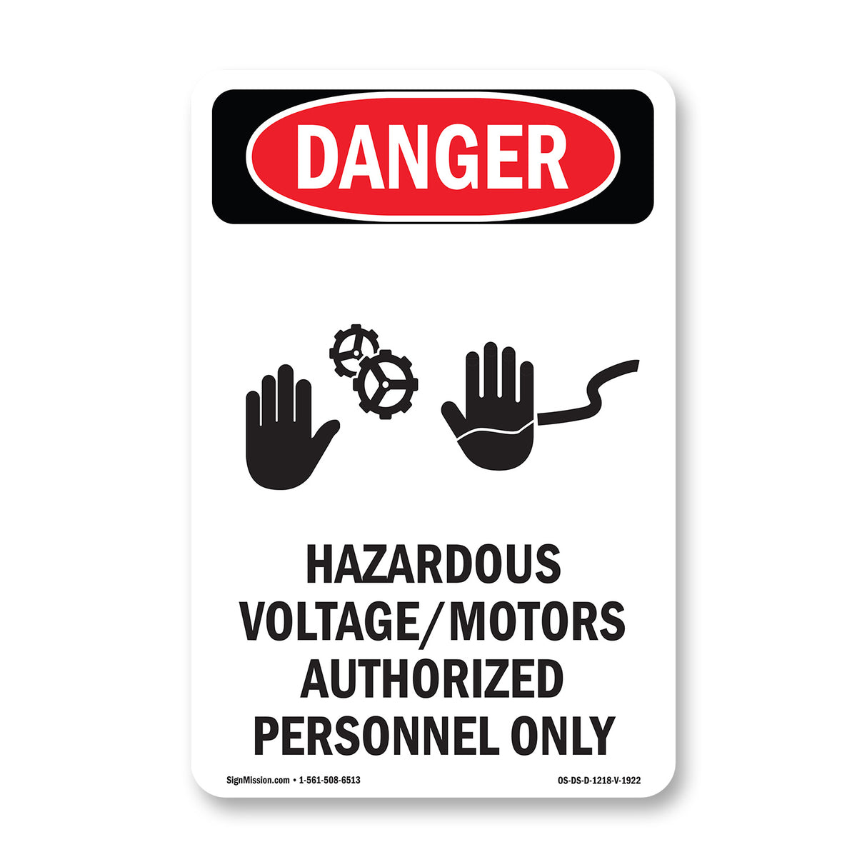 Hazardous VoltageMotors