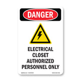 Electrical Closet Authorized