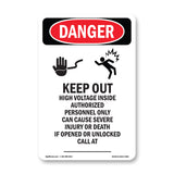 Keep Out High Voltage