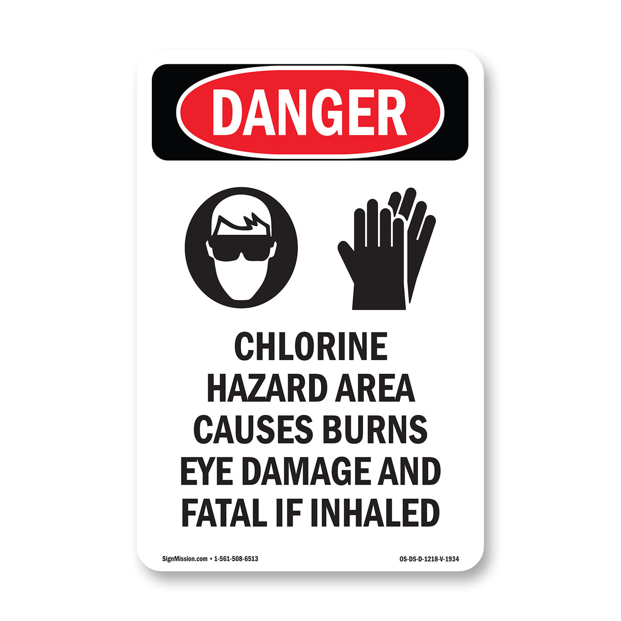 Portrait Chlorine Hazard