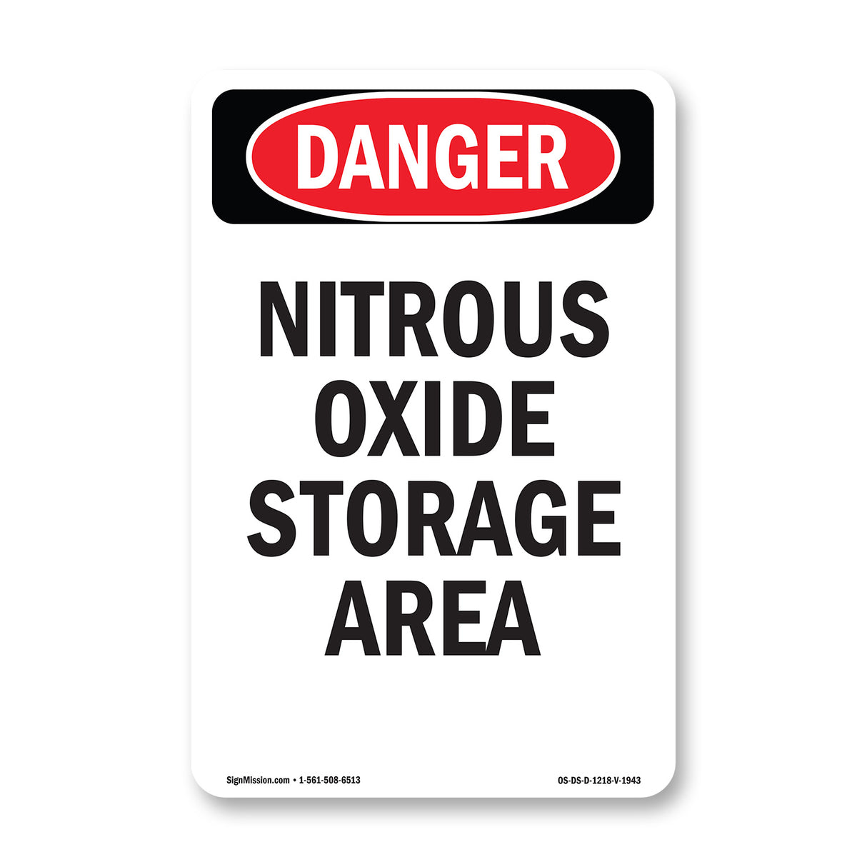 Nitrous Oxide Storage Area
