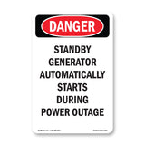 Standby Generator Automatically Starts During