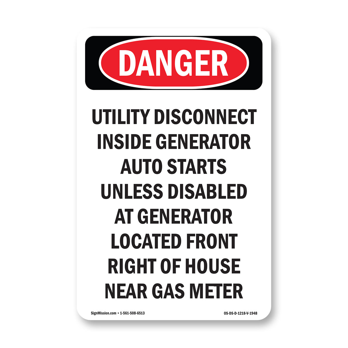 Utility Disconnect Inside Generator Auto