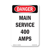 Main Service 400 Amps