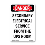 Secondary Electrical Service From The UPS Room