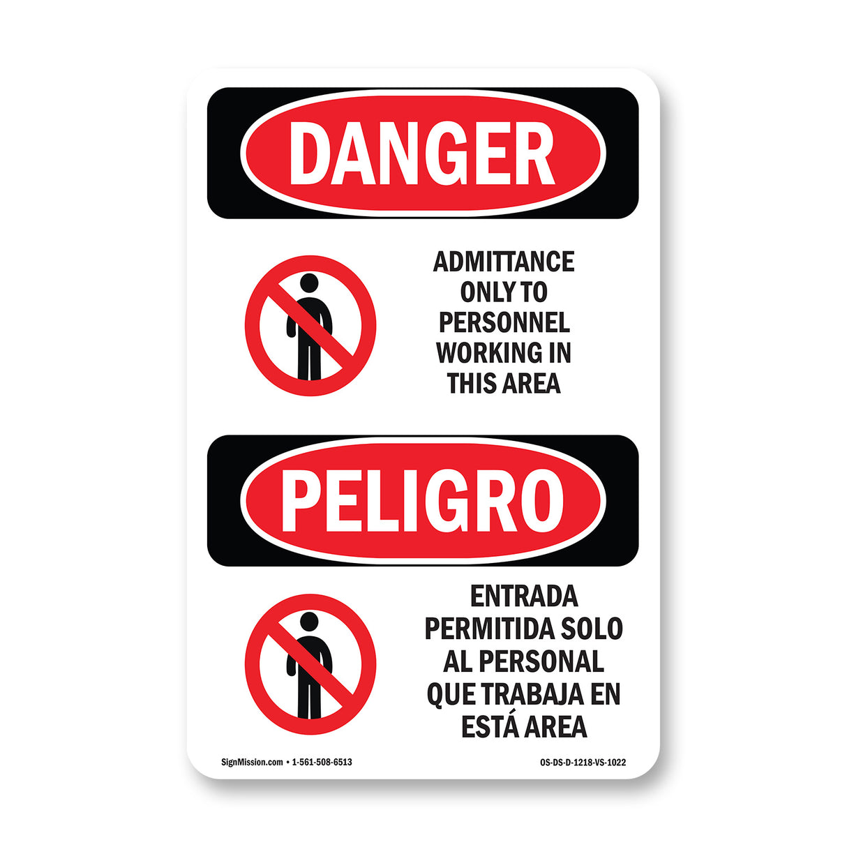 Admittance Only To Personnel