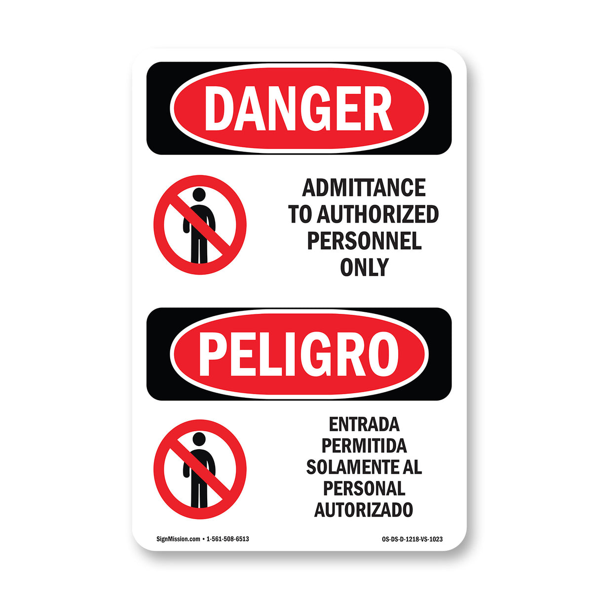 Admittance To Authorized Personnel Only