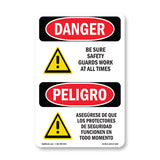 Be Sure Safety Guards Work At All Times