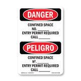 Confined Space Permit Required