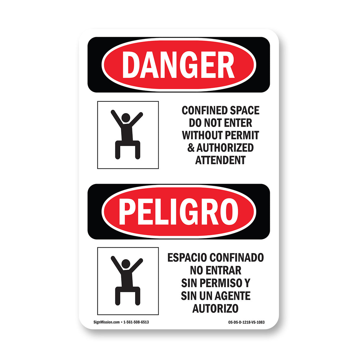 Confined Space Do Not Enter Without Permit