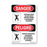 Confined Space Do Not Enter Without Permit