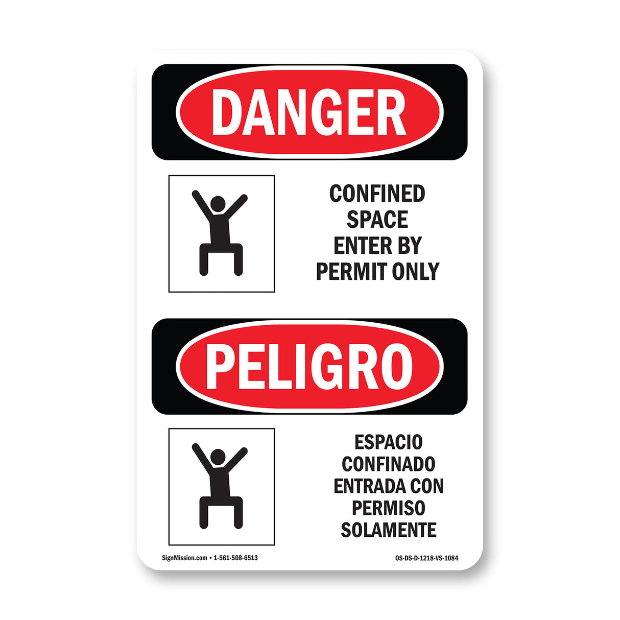 Confined Space Enter By Permit Only