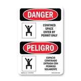 Confined Space Enter By Permit Only