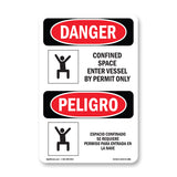 Confined Space Enter Vessel By Permit Only