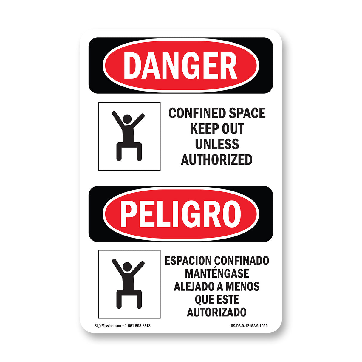 Confined Space Keep Out Unless Authorized