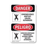 Confined Space Keep Out Unless Authorized