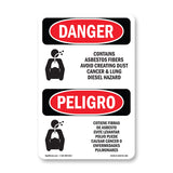 Contains Asbestos Fibers