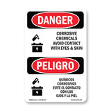 Corrosive Chemicals Avoid Contact