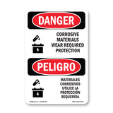Corrosive Materials Wear Required Protection