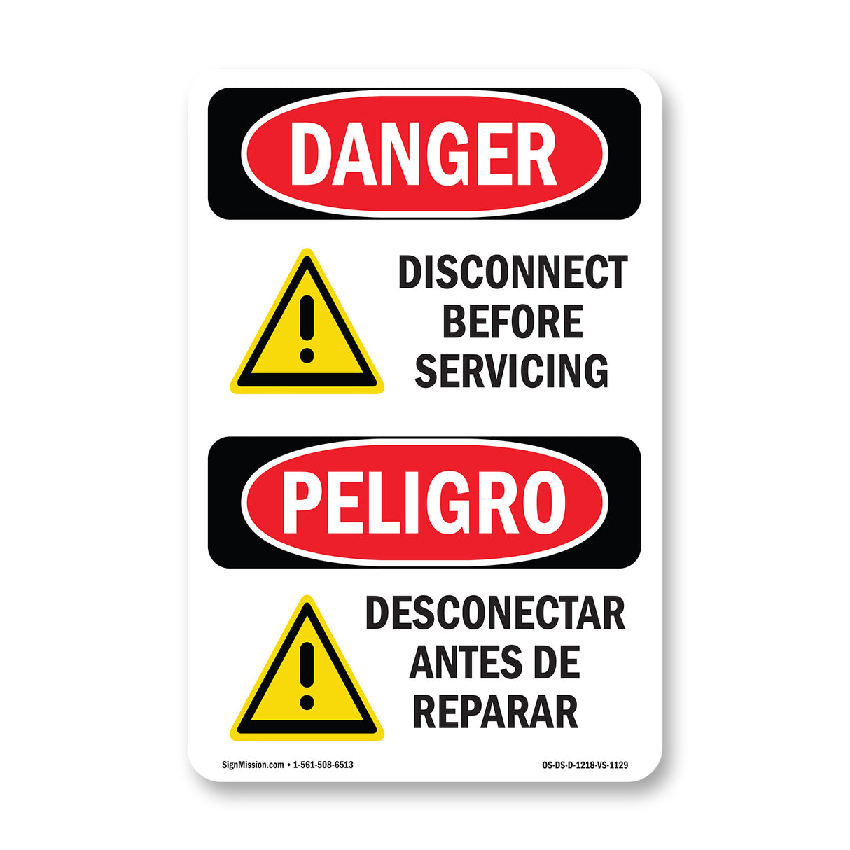 Disconnect Before Servicing
