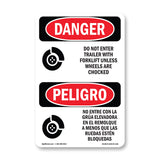 Do Not Enter Trailer With Forklift
