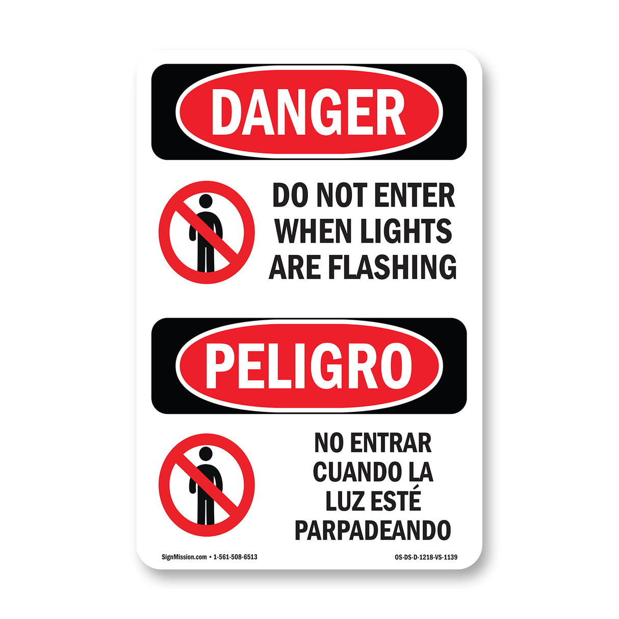 Do Not Enter When Lights Are Flashing