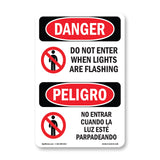 Do Not Enter When Lights Are Flashing