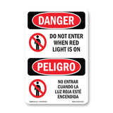 Do Not Enter When Red Light Is On