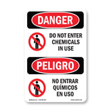 Do Not Enter Chemicals In Use