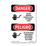 Do Not Operate Within 10 Ft. Of Power Lines
