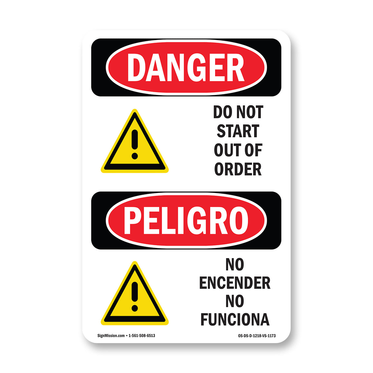 Do Not Start Out Of Order