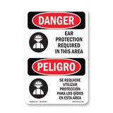Ear Protection Required In This Area Spanish