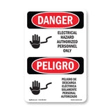 Electrical Hazard Authorized Personnel Only