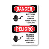 Electrical Hazard Turn Off Power