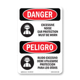 Excessive Noise Ear Protection Must Be Worn