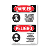 Eye And Ear Protection Required In This Area