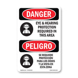 Eye And Hearing Protection Required