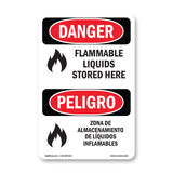 Flammable Liquids Stored Here