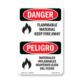 Flammable Material Keep Fire Away