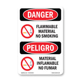 Flammable Material No Smoking