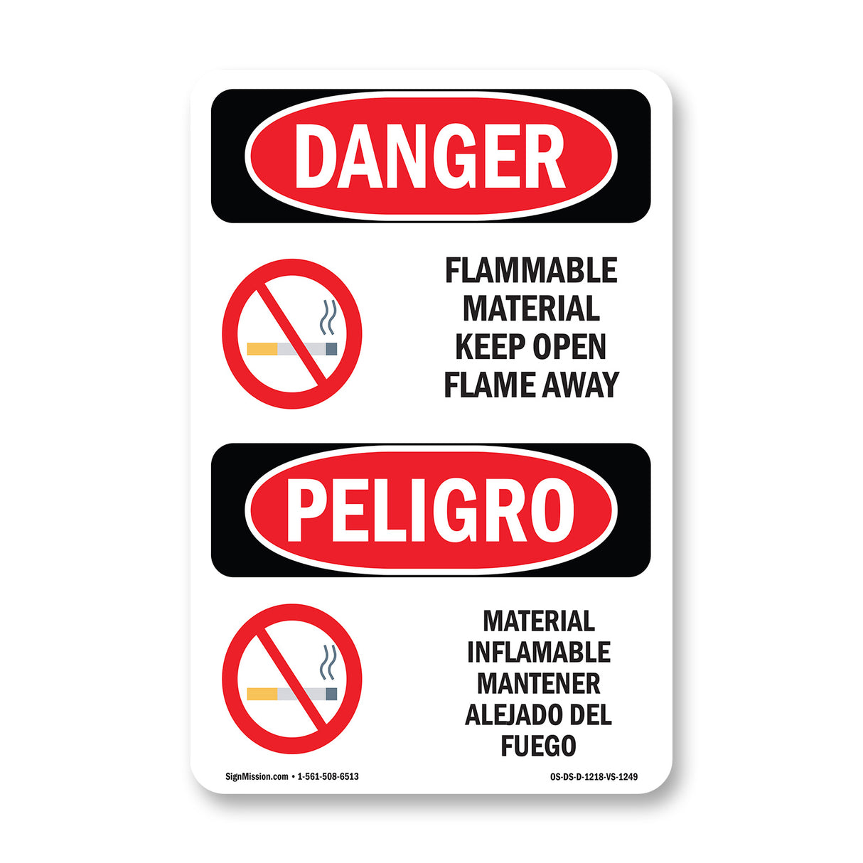 Flammable Material Keep Open Flame Away