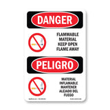 Flammable Material Keep Open Flame Away