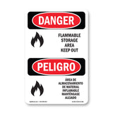 Flammable Storage Area Keep Out