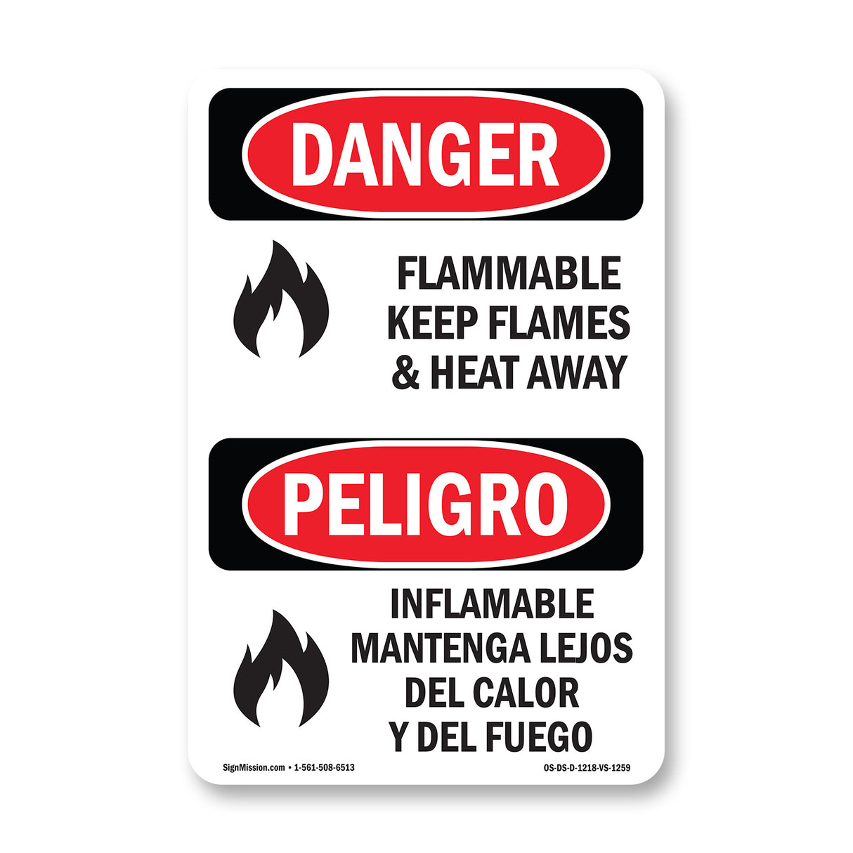Flammable Keep Flames And Heat Away