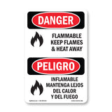Flammable Keep Flames And Heat Away