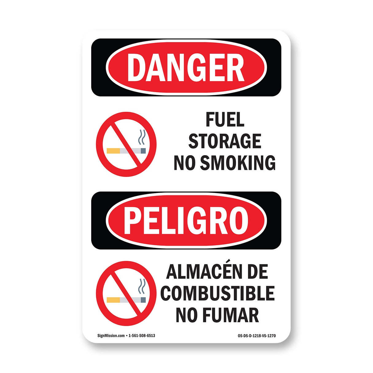 Fuel Storage No Smoking